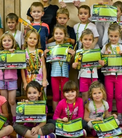 Piłkarki GieKSy w Przedszkolu nr 87 [GALERIA]