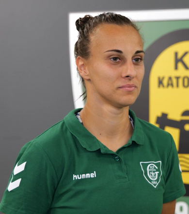 Kamila Tkaczyk po meczu GKS - Pogoń [WIDEO]