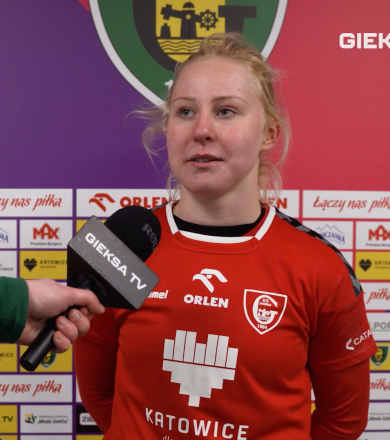 Kinga Seweryn po meczu GKS - Czarni [WIDEO]