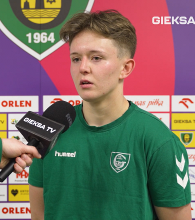 Klaudia Maciążka po meczu GKS - Górnik Łęczna [WIDEO]