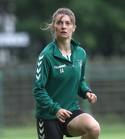 Anita Turkiewicz po sparingu GKS - Rekord [WIDEO]