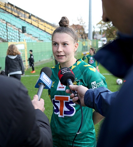#oglądaMY GKS - SMS z Aleksandrą Nieciąg