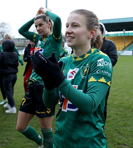 Julia Włodarczyk po meczu GKS - Pogoń [WIDEO]