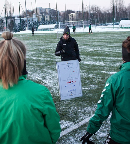 Pierwszy trening piłkarek GieKSy [GALERIA]
