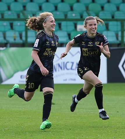 Amelia Bińkowska po meczu GKS Katowice - KS UJ [WIDEO]